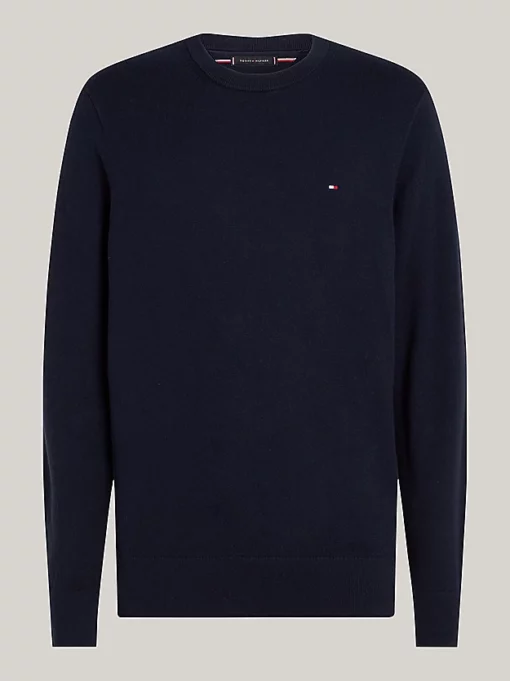 Tommy Hilfiger Pima Cotton Cashmere Sweater Desert Sky