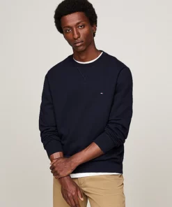 Tommy Hilfiger Fleece Crew Neck Swetshirt Desert Sky