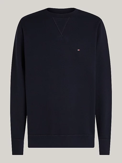 Tommy Hilfiger Fleece Crew Neck Swetshirt Desert Sky