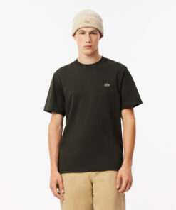 Lacoste Tee Shirt Dark Khaki Green