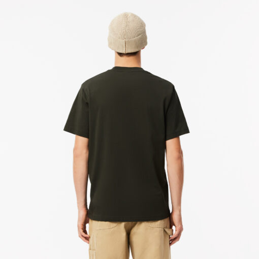 Lacoste Tee Shirt Dark Khaki Green
