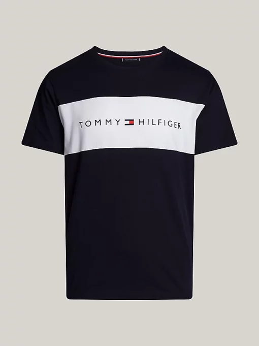 Tommy Hilfiger Block Logo T-shirt Desert Skt