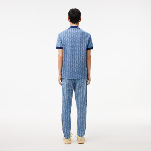 Lacoste Paris Monogram Jaquard Track Pants Light Blue/Blue