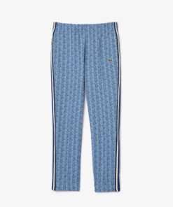 Lacoste Paris Monogram Jaquard Track Pants Light Blue/Blue