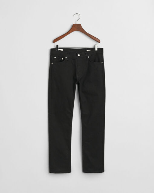 Gant Regular Fit Stay Black Jeans