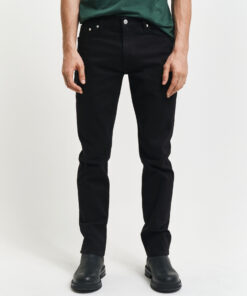 Gant Regular Fit Stay Black Jeans