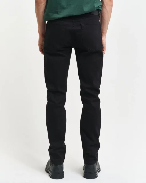 Gant Regular Fit Stay Black Jeans