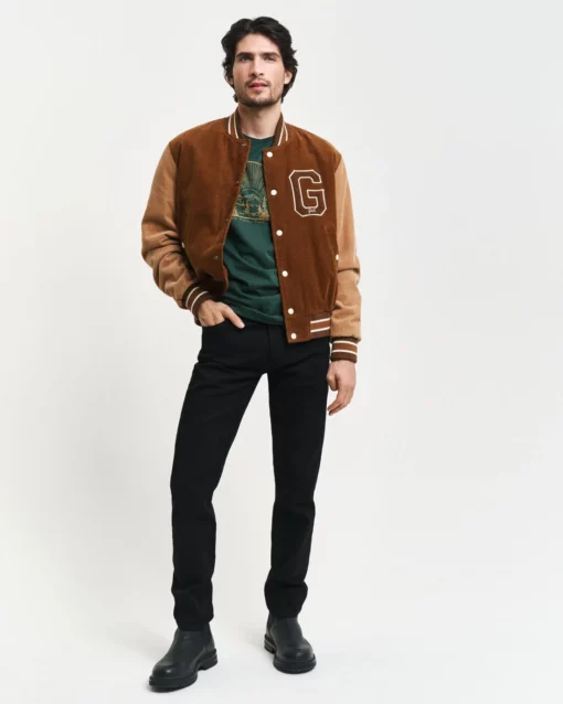 Gant Regular Fit Stay Black Jeans