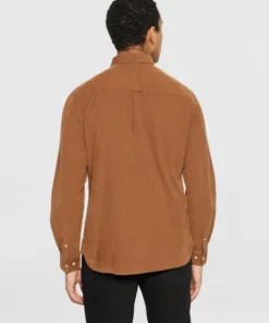 Knowledge Cotton Apparel Regular fit Corduroy Shirt Dachshund
