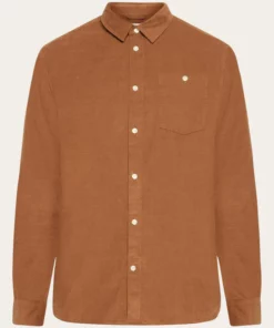 Knowledge Cotton Apparel Regular fit Corduroy Shirt Dachshund
