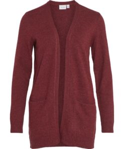 Vila Ril Open Cardigan Cabernet