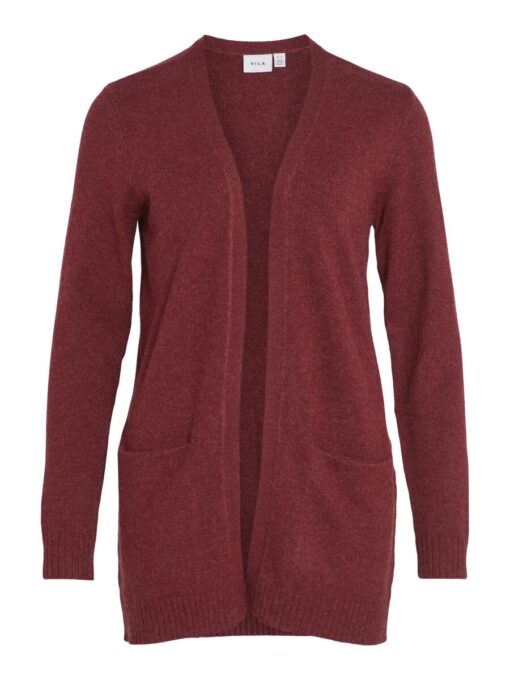 Vila Ril Open Cardigan Cabernet