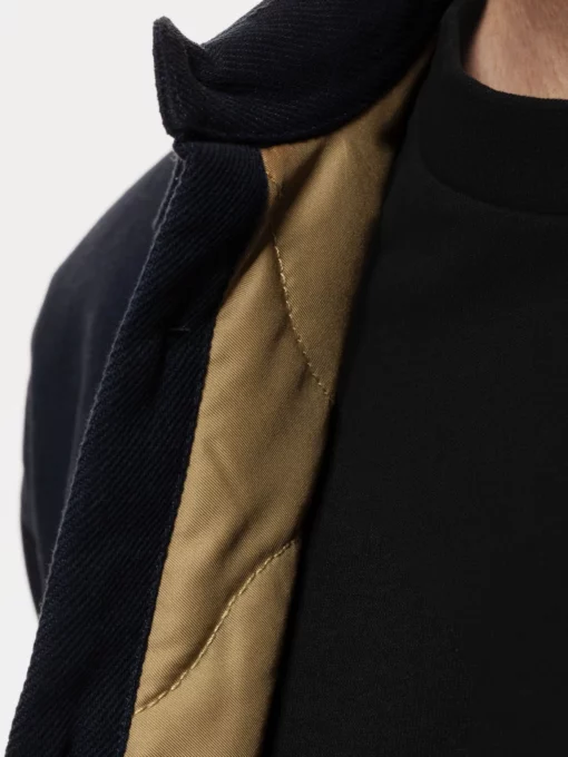 Nudie Jeans Glenn Padded Shirt Navy