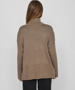 Vila Ostria Rollneck Knit Fossil