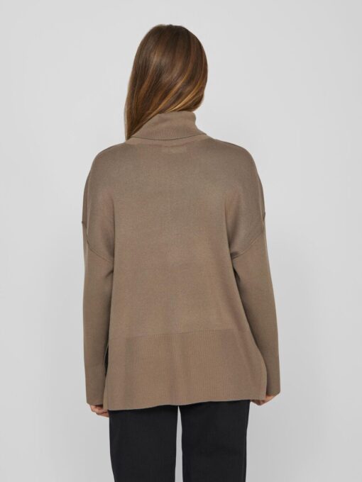 Vila Ostria Rollneck Knit Fossil