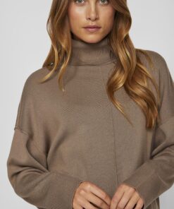 Vila Ostria Rollneck Knit Fossil