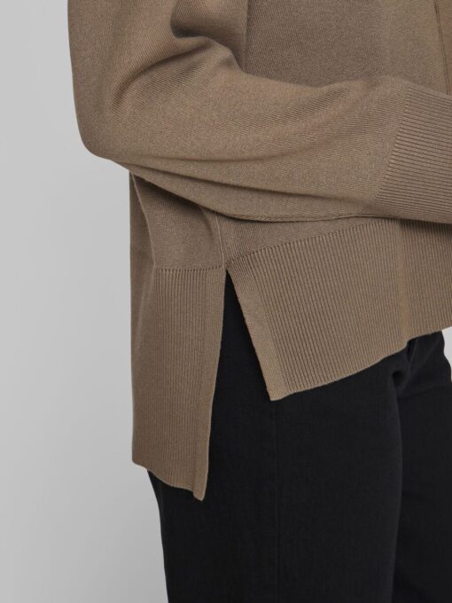 Vila Ostria Rollneck Knit Fossil