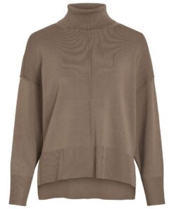 Vila Ostria Rollneck Knit Fossil