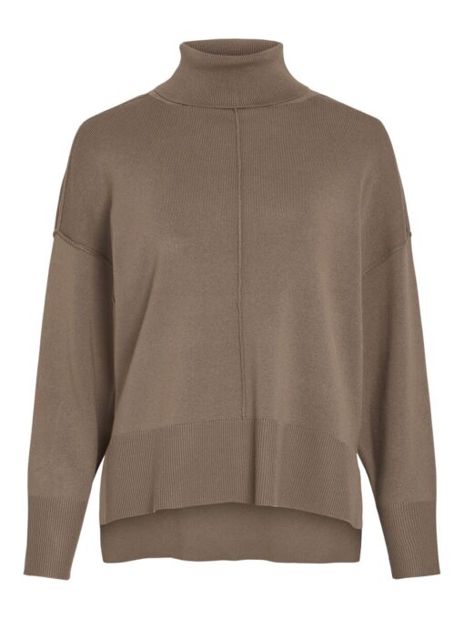 Vila Ostria Rollneck Knit Fossil