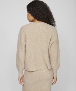 Vila Kachel Knit Natural Melange