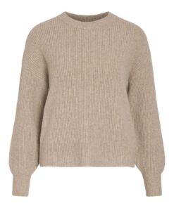 Vila Kachel Knit Natural Melange