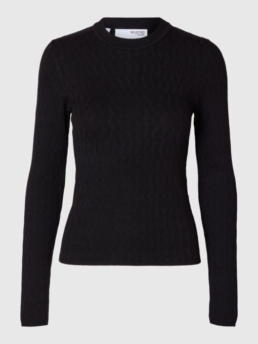 Selected Femme Cabala Knit Black