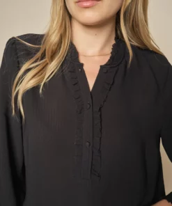 Mos Mosh Reta Sez Blouse Black