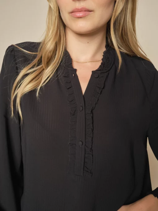 Mos Mosh Reta Sez Blouse Black