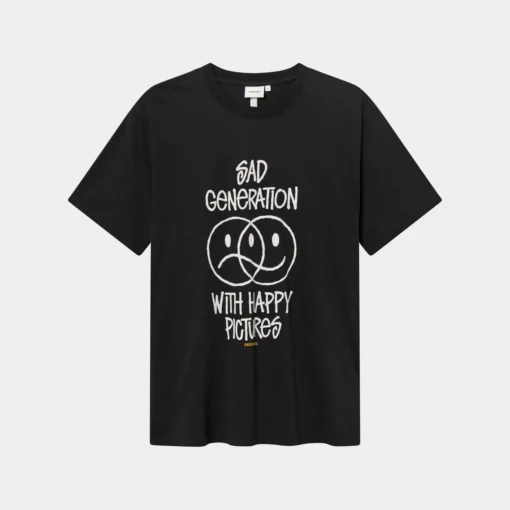 Dedicated T-shirt Stockholm Sad Generation Black