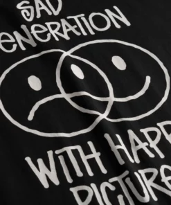 Dedicated T-shirt Stockholm Sad Generation Black