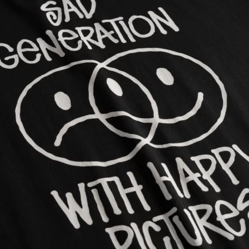 Dedicated T-shirt Stockholm Sad Generation Black