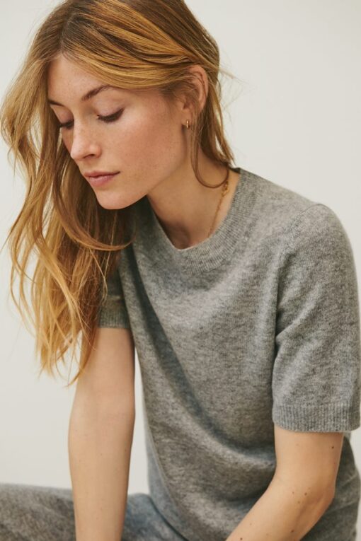 Part Two Everlotta Cashmere Pullover Grey Melange