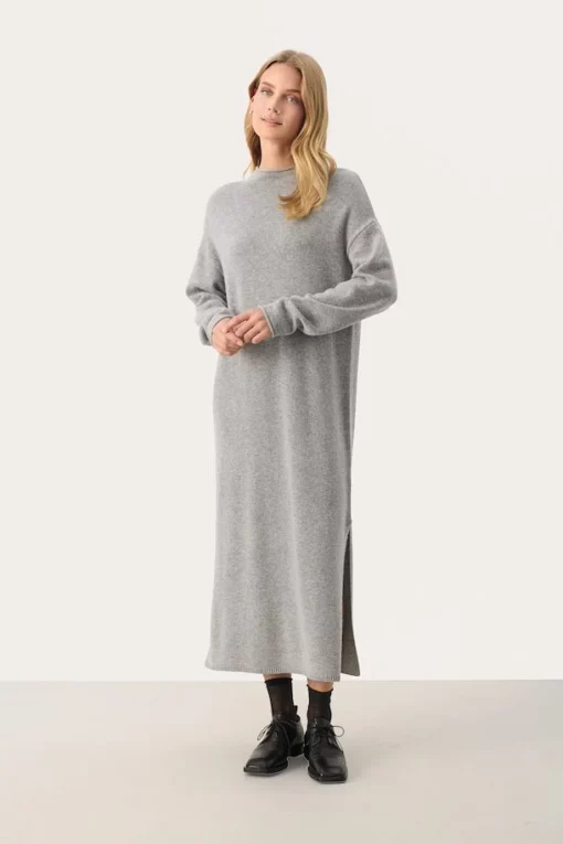 Part Two Luella Dress Medium Grey Melange