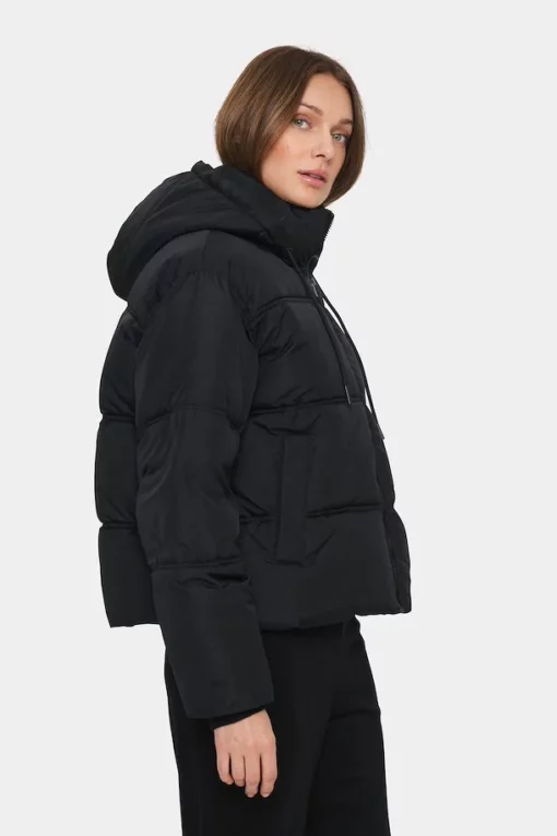 Saint Tropez Feysz Short Puffer Jacket Black
