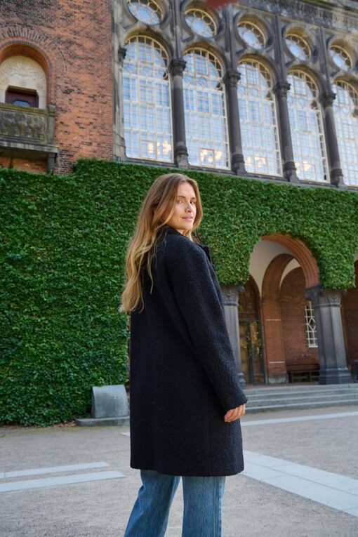Saint Tropez Ferddysz Coat Black