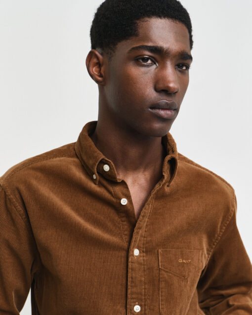 Gant Corduroy Shirt Cocao Brown