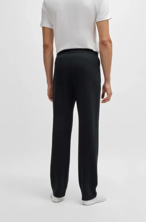 Boss Waffle Pyjama Pants Black
