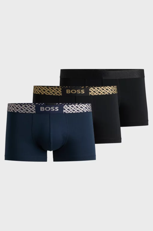 Boss 3-Pack Trunk Black/Blue