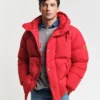 Gant Winter Down Puffer Jacket Ruby Red