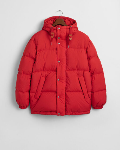Gant Winter Down Puffer Jacket Ruby Red