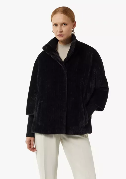 Comma, Cape Jacket Black