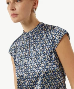 Comma, Blouse Top Navy