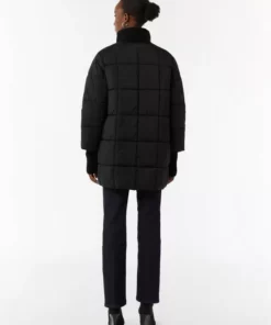 Comma, Quilted Coat Black