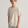 Gant Teens Graphic Script T-shirt Soft Oat