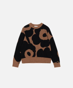Marimekko Valu Unikko Pullover Black/Brown