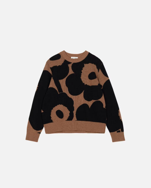 Marimekko Valu Unikko Pullover Black/Brown