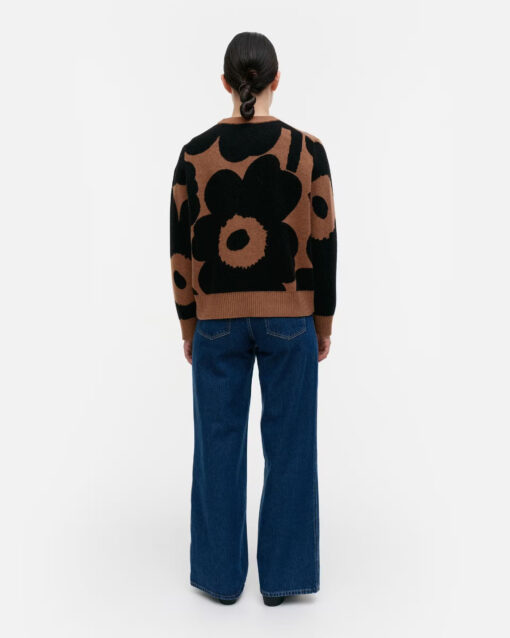 Marimekko Valu Unikko Pullover Black/Brown