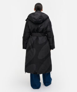 marimekko SUOJA LINSSI ブラックダウンコート M 2024AW】marimekko マリメッコ/ Suoja Linssi ダウンコート
