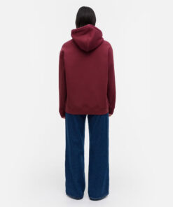 Marimekko Kioski Luuppi II Unikko Placement Hoodie Wine Red/Rose
