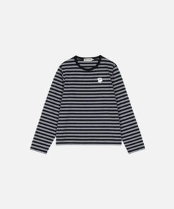 Marimekko Tasaraita Relaxed LS Shirt Black/Grey